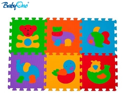 Pěnové puzzle Baby Ono - Zvířátka - 6 ks