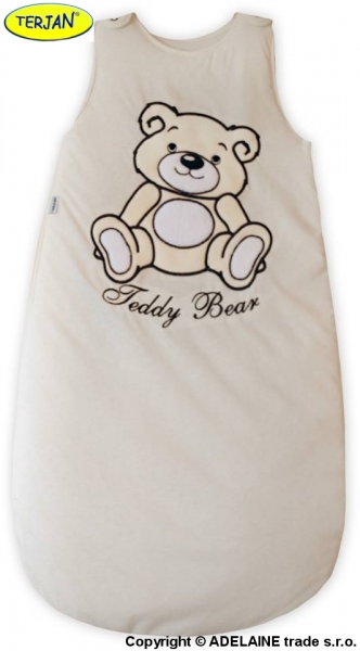 Spací vak Teddy Bear Baby Nellys - smetanový, ecru vel. 2