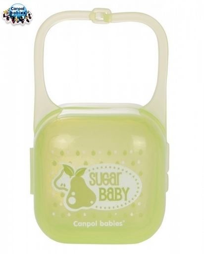 Pouzdro na dudlík - zelené SUGAR BABY Canpol Babies