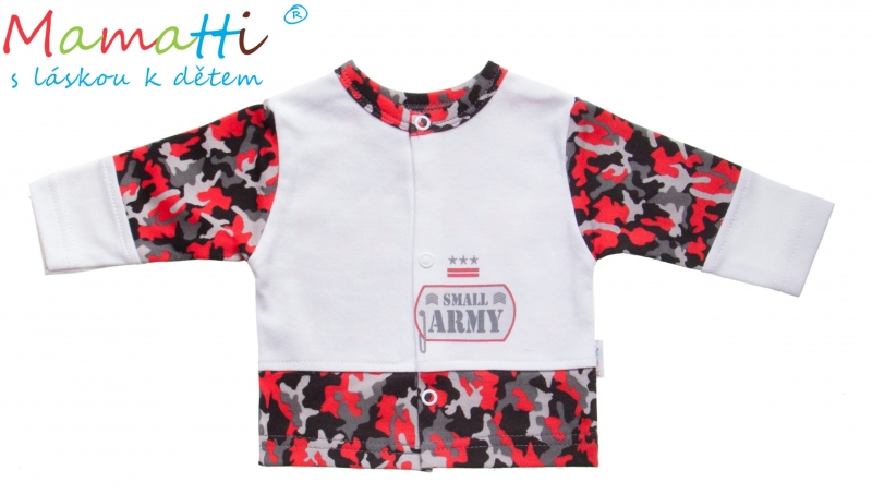 Bavlněná košilka Mamatti - ARMY