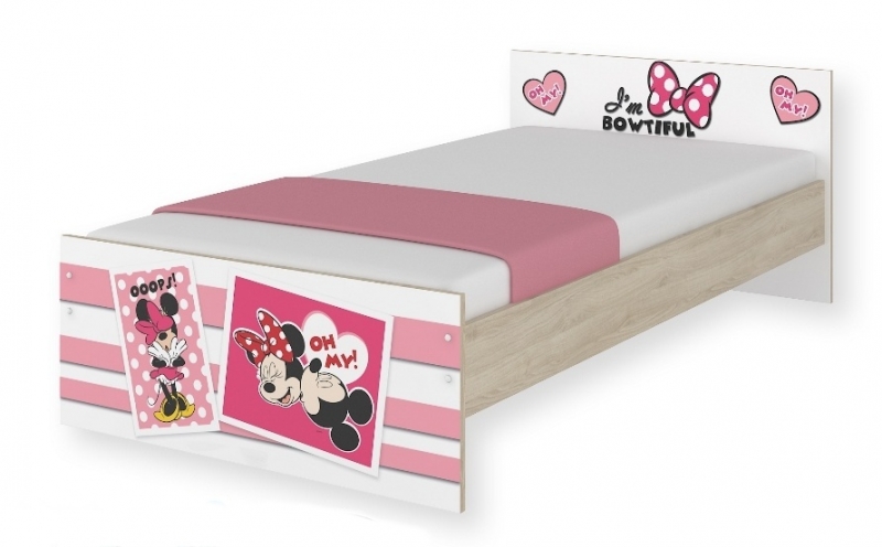 BabyBoo Dětská junior postel Disney 180x90cm - Minnie UPS, D19