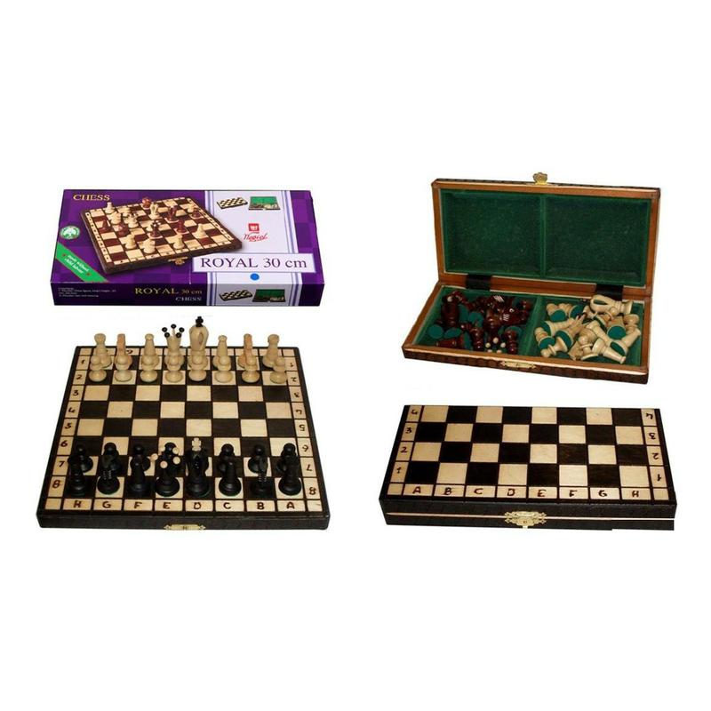 Malé dřevěné šachy Royal 30 *