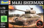 Slepovací model REVELL 1:72 - M4A1 Sherman