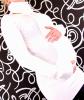 Těhotenský svetřík Lízátko - bílá