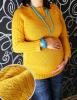 Těhotenský svetřík SELIN - medová