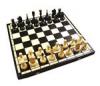 Šachy uložené ve dřevěné kazetě - šachovnice 48x48cm *