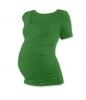 JOŽÁNEK Těhotenské triko krátký rukáv JOHANKA - tmavě zelená