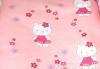 Bavlněné prostěradlo - Kočička v růžovém
