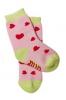 BabyOno Bavlněné froté ponožky - 6-12m - Růžové se srdíčky