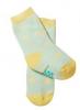 Bavlněné froté ponožky Baby Ono 6-12m - Jemně zelené s puntiky