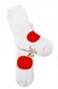 Bavlněné froté ponožky 12 -24m  - Jablíčko bílé