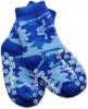 Bavlněné protiskluzové froté ponožky 6-12m - modré