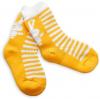 BabyOno Bavlněné  froté ponožky 12m+ - žluté pruhy