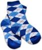 Bavlněné  froté ponožky 12m+ - kárko modré
