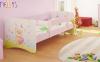 Dětská postel s bariérkou Nico - Míša srdíčko/sv.růžová - 180x90 cm