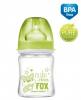 Skleněná lahvička 120ml Canpol Babies Easy Start PURE - zelená