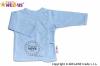 Novorozenecká košilka Baby Nellys®- sv. modrá (melírek)