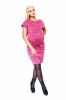Těhotenské šaty/tunika ZOSIA - růžový melírek