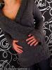 Těhotenský svetřík - Maminka I. - grafit