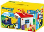 Stavebnice Playmobil baby - Náklaďáček s garáží - vkládačka