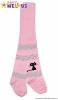 Bavlněné punčocháče Baby Nellys ®  - Kočička ružové s proužky
