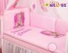 Baby Nellys Mantinel 360cm s povlečením Sweet Dreams by Teddy - růžový