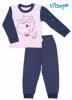 Bavlněné pyžamko NICOL LOVELY PONY- Pony v růžové/tm. modré, vel. 80