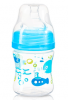 BabyOno Antikoliková lahvička se širokým hrdlem - modrá