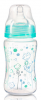 Antikoliková lahvička se širokým hrdlem Baby Ono - tyrkysová