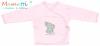 Novorozenecká košilka Mamatti - ELEPHANT - růžová