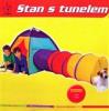 Skládací dětský stan iglů barevné s tunelem