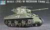 Slepovací model Trumpeter 1:72 M4A1 (76) W Medium Tank *