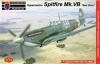 Slepovací model Kovozávody 1:72 Supermarine Spitfire Mk.VB Red Stars *