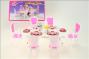 Nábytek Glorie pro panenky Barbie - Jídelní stůl s doplňky *